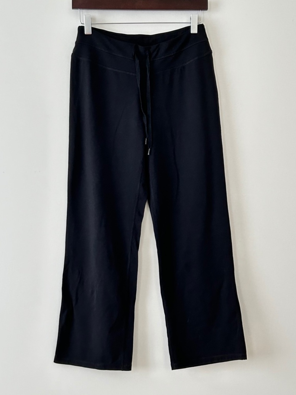 C9 Champion Duo Dry Black Wide Leg Yoga Drawstring Pants